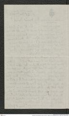 Nachlass Franz Steindachner, Brief von Enrico H. Giglioli an Franz Steindachner (22.11.1908), Inv.Nr. 159.09, Seite 2